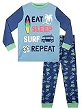 Harry Bear Jungen Schlafanzug Surfer Blau 134