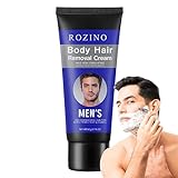 Haarentfernung für Männer | Enthaarungscreme Haarentferner,Körperhaarentfernungscreme für unerwünschte Männerhaare, Gesichts- und Schamhaare für empfindliche Gesichtsbereiche B