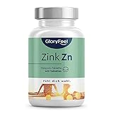 Zink 25mg - 400 vegane Tabletten (13 Monate) - Premium Zink-Gluconat hoch bioverfügbar - Elementares Zink hochdosiert - Laborgeprüft und ohne Zusätze in Deutschland herg