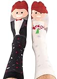 Nanushki unisex lustige verrückte Socken Mr Left & Mrs Right die Braut und der Bräutigam (40-43)