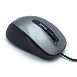Microsoft Comfort Mouse 4500 kabelgebunden, für Rechts- und Linkshänder geeignet, schwarz und g