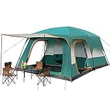 UYSELA Isoliertes Zelt Für 5 Bis 8 Personen, Insektensicher, Wasserdichtes Campingzelt, Feste Und Stabile Pop-Up-Zelte Für Camping