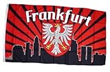 Fahne / Flagge Frankfurt Silhouette Fan NEU 90 x 150