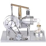 FLADO Balance Metall-Stirlingmotor-Generatormodell, Stromgeneratormotor, Stirlingmotor-Bausatz, physikalisches Experiment, Geschenk für Erw
