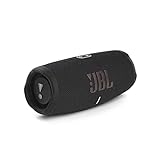 JBL Charge 5 Bluetooth-Lautsprecher in Schwarz – Wasserfeste, portable Boombox mit integrierter Powerbank – Eine Akku-Ladung für bis zu 20 Stunden kabellosen Musikg