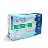 TotalDry Ultimate Booster Pads für Damen und Herren, FSA HSA-zugelassene Inkontinenzeinlagen für moderate Blasenkontrolle, maximale Saugfähigkeit, Inkontinenzeinlagen für Erwachsene, 28 Stück