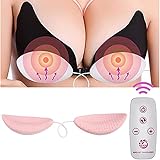 ZLSN USB Wireless Brustmassagegerät, Elektrische bewegliche Vibration Brust Massager, Brustvergrößerung Massagegerät Heizung Anti Sagging Beauty Brust M
