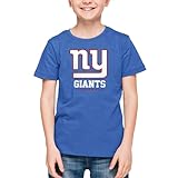 Team Fan Apparel Youth NFL Ultimate Fan Logo Kurzarm T-Shirt – 100% Baumwolle Tagless Football Tee – Offizielles Lizenzprodukt, New York Giants – Royal, XL