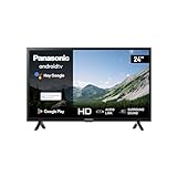 Panasonic TX-24MSW504, 24 Zoll HD LED 2023 Smart TV, Android TV, Surround Sound, Google Assistant, Chromecast, Bright Panel, HD Color Engine, Schw