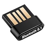 Bluetooth Adapter PC, Yizhet Bluetooth 5.1 Adapter, Plug & Play Mini Bluetooth USB Dongle Receiver Transmitter für PC, Kopfhörer, Laptop, Tastatur, Maus, Druck