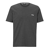 BOSS Herren T-Shirt Mix & Match mit Logo, Charcoal, M