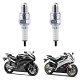 2 Stück NGK CR7HSA, Zündkerze, CR7HSA, für Scooter, Mofa und Motorrad, Zündkerzen Ersatzteil für NGK, Weitere Typen, Universal Ersatz für 2-Takt M