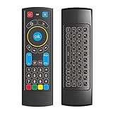 ZUMKUNM Replacement Remote Control for Amazon Fire TV Stick 4K Fire TV Stick with Keyboard and IR Programmable Keys(No MIC Function)