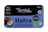 Sunita Bio Sesam Halva mit Kokos-Sirup 1er Pack (1 x 75 g)