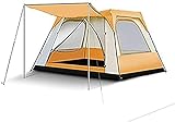 RajoNN Zelt 4 Personen |Wasserdichtes, winddichtes, Doppellagiges automatisches Zelt mit Tragetasche |Für Outdoor-Wanderung