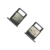 jbTec SIM-Tray/SD-Card Karten-Halter kompatibel mit Samsung Galaxy Tab S8 / S8+ Plus/Ultra 5G - Slot, Farbe:Schwarz (Graphite)