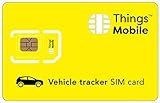 SIM-Karte für GPS Tracker für Fahrzeuge - Things Mobile - mit weltweiter Netzabdeckung und Mehrfachanbieternetz GSM/2G/3G/4G. Ohne Fixkosten und ohne Verfallsdatum. 60 € Guthaben ink
