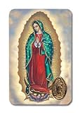 Sherman Laminierte katholische Gebetskarte 'Our Lady of Guadalupe' mit Medaille und Gebet auf der Rück