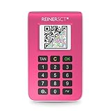 REINER SCT tanJack Photo QR I Chip chipTAN-Tan Generator für Online Banking pink