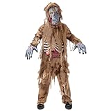 Spooktacular Creations Zombie-Kostüm für Kinder, Jungen, gruseliges Halloween, braun, für Halloween-Anziehpartys, Rollensp
