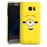 DeinDesign Premium Case kompatibel mit Samsung Galaxy S7 Edge Smartphone Handyhülle Schutzhülle glänzend Minions Offizielles Lizenzprodukt S