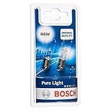 Bosch H6W Pure Light Fahrzeuglampen - 12 V 6 W BAX9s - 2 Stück