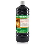 Höfer Chemie 1 L FLAMBIOL® Gereinigtes Petroleum Heizöl - zum Heizen für Campingheizung, Petroleumofen, Petroleum Laterne, Starklichtlampe (1 x 1 L)