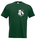 T-Shirt - Waffenschmiede Wolfsburg Wappen (Grün, XL)