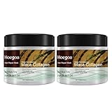 Hoegoa Hair Repair Mask, Magical Hair Mask Smooth Forces, Hair Masks for Growth and Thickness, Deep Suitable for Dry & Damaged Hair, Instantly Restores Smooth Hair (200g)