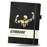 GYMBOOK® Premium Fitness Journal - Hochwertiges Trainingstagebuch für Ihr Training. Workout Notizbuch & Logbuch für Frauen & Männer. Handlich in A5