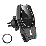 MURAX für MagSafe Autohalterung, Lüftungsschlitz-magnetische Handy-Autohalterung, starke magnetische 360° verstellbare Telefonhalterung für Auto, kompatibel mit iPhone 15 14 13 12 Pro Max Plus MagS