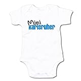 G-graphics Mini Karlsruher Baby-Body 250.0079 (0-3 Monate, weiß)