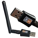 600 Mbps Dual Band Internet USB WiFi Adapter für Desktop PC 2,4/5 GHz, Laptop Wireless Receiver Netzwerk-Dong