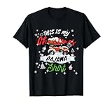 This Is My Christmas Pajama Shirt Red Truck Funny Xmas T-S