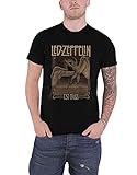 Led Zeppelin Faded Falling T-Shirt schwarz L