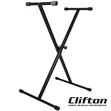 Clifton Keyboardständer BASIC: stabil, höhenverstellbar, klappb