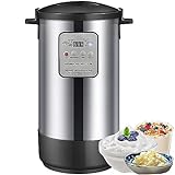MaxtiL 12-Liter-Joghurtbereiter, Joghurt-Natto-Fermentationsmaschine, 100-W-Joghurt-Fermenter mit Temperaturregelung, automatische Joghurt-Natto-Fermentationsmaschine mit Einstellbarer 18L