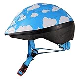 VENNSDIYU Genießen Sie einen bequemen und langlebigen Fahrradhelm für Kinder. Hochleistungsfähiger und Verstellbarer Helm für Kinder aus PVC, Blau, 48 54