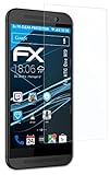 atFoliX Schutzfolie kompatibel mit HTC One M9 Folie, ultraklare FX Displayschutzfolie (3X)