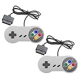 2x Retro-Ersatz-Gaming-Controller – Zubehör für Spielekonsolen – Gamepads zur Verwendung mit SNES – von TRIXES