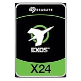 Seagate Exos X24 ST24000NM007H Enterprise Interne Festplatte, 24 TB, 12 GB/s SAS, 7200 U/min, 2,5 m MTBF