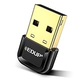 USB Bluetooth 5.3 Adapter für PC, USB Bluetooth Dongle Empfänger Unterstützung für Windows 11/10/8.1 Plug and Play für Desktop, Laptop, Maus, Tastatur, Drucker, Headsets, Lautsprecher, PS4