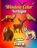 Window Color Vorlagen Tiere: Kreative Tiermotive für Kinder und Erwachsene - Gestalten Sie Ihre Fenster mit lustigen Malvorlagen und bezaubernden Desig