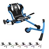 EzyRoller Drifter X Trike Fun Fahrzeug Funfahrzeug Dreirad Kinderfahrzeug | 4-14 Jahre (blau)