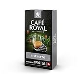 Café Royal Ristretto 100 Kapseln für Nespresso Kaffee Maschine - 9/10 Intensität - UTZ-zertifiziert Kaffeekap