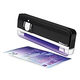 Safescan 40H tragbarer Geldscheinprüfer zu schnellen Prüfung von Banknoten, Kreditkarten und Ausweisen - Geldscheinprüfer mit UV-Licht - UV-Licht Geldscheinprü