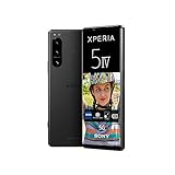 Sony Xperia 5 IV (5G Smartphone, 6,1 Zoll, 4K HDR 120 Hz OLED-Display, Dreifach-Kamera mit optischem Zoom (ZEISS T*), 3,5-mm-Audio, Dual SIM) 24+12 Monate Garantie [Amazon Exklusiv] schw