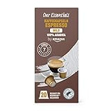 by Amazon Kaffeekapseln Espresso Mild, Geeignet für Nespresso Maschinen, Dunkle Röstung, 20 Stück, 1er-Pack