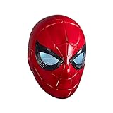 Hasbro Legends Series Spider-Man elektronischer Iron Spider Helm mit leuchtenden Augen, 6 Licht-Einstellungen und Einstellbarer Passform, F0201, M