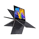Asus ZenBook Flip S13 OLED Slim Laptop, 13,3 Zoll, 4K OLED Touch, Intel EVO Platform Core i7-1165G7, 16GB RAM, 1TB SSD, Thunderbolt 4, TPM, Windows 11 Pro, AI Noise-Cancellation, Jade Black